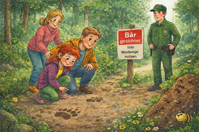 Gute-Nacht-Geschichte im Frühling: Der Gast im Wald