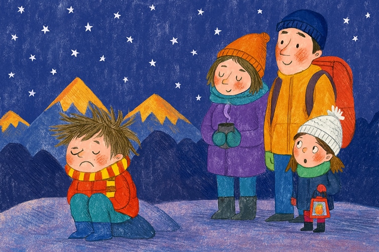 Ostergeschichte für Kinder: Licht über den Gipfeln