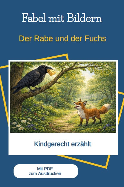 Fabel Der Rabe Und Der Fuchs