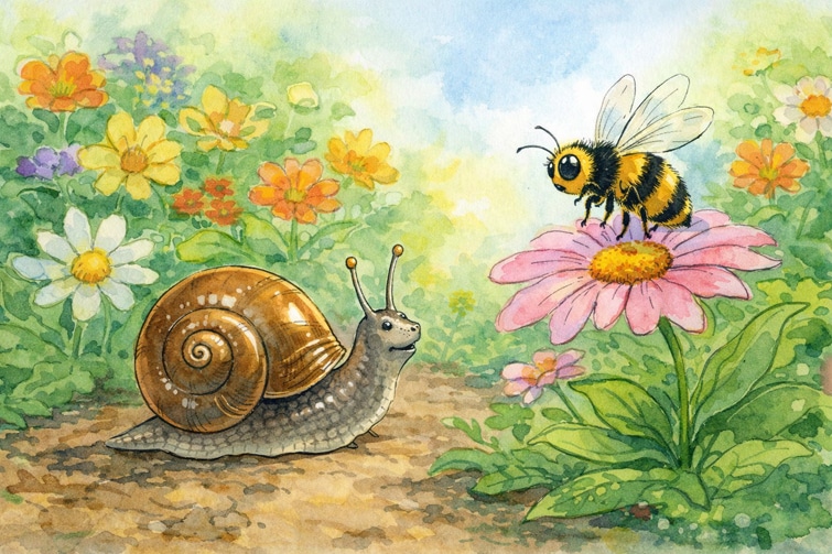 Fabel: Die stolze Schnecke