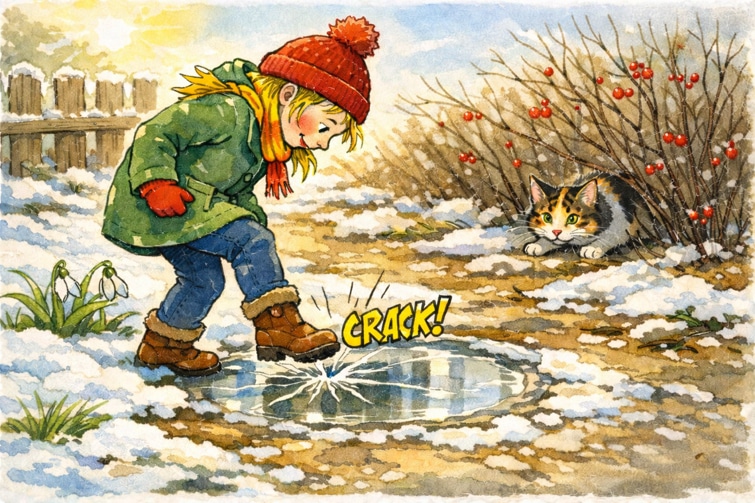 Klanggeschichte als Gute-Nacht-Geschichte: Der Pfützen-Trick