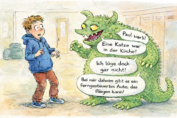 Märchen: Das Sprechblasen-Monster