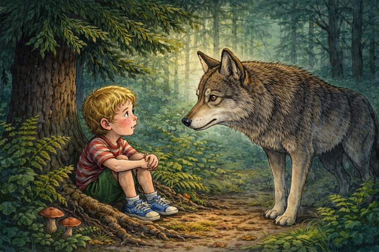 Märchen: Die Wölfin mit dem sanften Blick