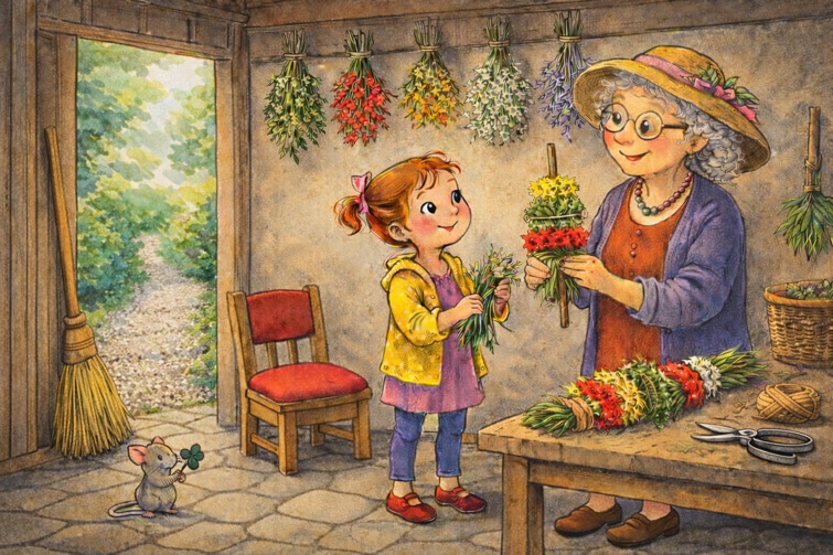 Ostergeschichte für Kinder: Ein Bund Osterzweige