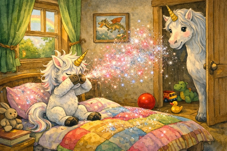 Der Glitzer-Schnupfen - Märchen