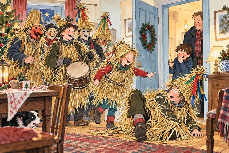 Das kleinste Kostüm, Weihnachtsgeschichte mit Mummers
