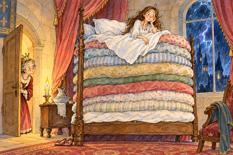 Märchen: Die Prinzessin auf der Erbse