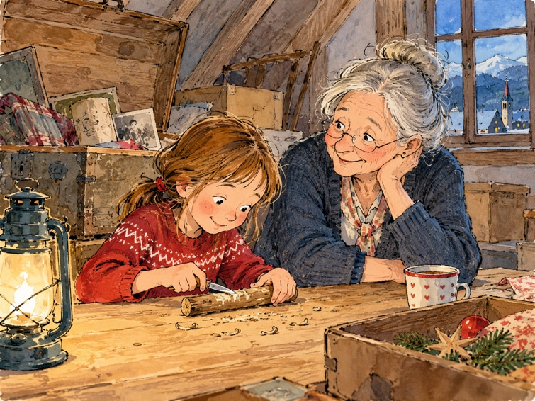 Die drei Herzenswünsche, Weihnachtsgeschichte