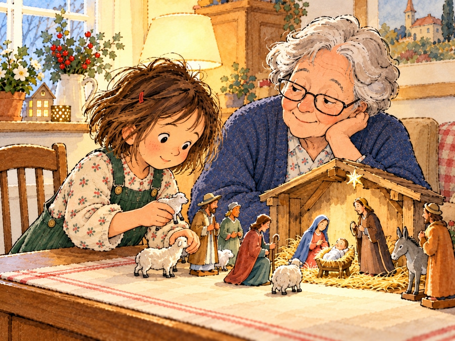 Die kleine Weihnachtspredigerin, Weihnachtsgeschichte