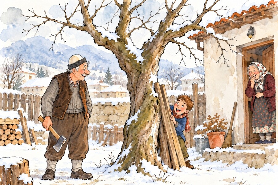 Weihnachtsgeschichte: Der Apfelbaum, der sprechen konnte