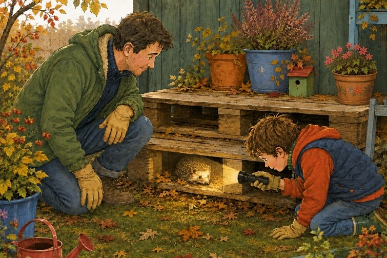 Das Versprechen an den Großvater - Weihnachtsgeschichte mit Weihnachtsbrauch aus Albanien Der Igel unter den Paletten - eine Gute-Nacht-Geschichte für den Herbst